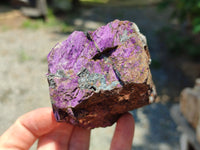 Natural Metallic Purpurite Cobbed Specimens x 3 From Erongo, Namibia - Toprock Gemstones and Minerals