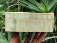 Hand Made Stone Jewellery Box x 1 From South Africa - Toprock Gemstones and Minerals