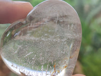 Polished Clear Quartz Gemstone Hearts x 12 From Madagascar - Toprock Gemstones and Minerals