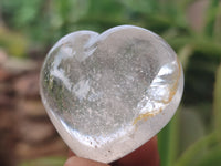 Polished Clear Quartz Gemstone Hearts x 12 From Madagascar - Toprock Gemstones and Minerals
