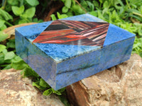 Hand Made Stone Jewellery Box x 1 From Southern Africa - Toprock Gemstones and Minerals