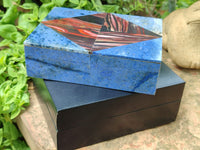 Hand Made Stone Jewellery Box x 1 From Southern Africa - Toprock Gemstones and Minerals