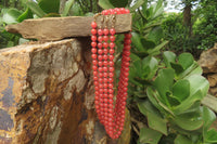 Hand Made Strawberry Quartz Bead Necklaces - Sold Per Item - From China - Toprock Gemstones and Minerals