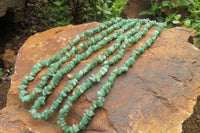 Hand Made Aventurine Necklaces x 3 From Zimbabwe - Toprock Gemstones and Minerals