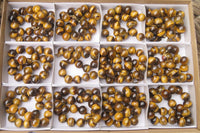 Polished Golden Tigers Eye Bead Necklaces - Sold Per Item - From South Africa - Toprock Gemstones and Minerals