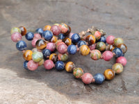 Hand Made Stone Bead Necklaces & Bracelets x 12 From China - Toprock Gemstones and Minerals