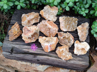Natural Limonite Quartz Geodes x 12 From Solwezi, Zambia - Toprock Gemstones and Minerals