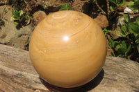 Polished Banded Aragonite Sphere x 1 From Namibia - Toprock Gemstones and Minerals