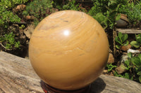 Polished Banded Aragonite Sphere x 1 From Namibia - Toprock Gemstones and Minerals