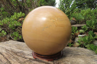 Polished Banded Aragonite Sphere x 1 From Namibia - Toprock Gemstones and Minerals
