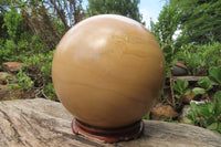 Polished Banded Aragonite Sphere x 1 From Namibia - Toprock Gemstones and Minerals