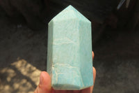 Polished Amazonite Points x 2 From Madagascar - Toprock Gemstones and Minerals