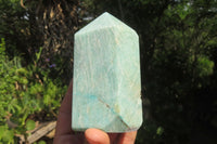 Polished Amazonite Points x 2 From Madagascar - Toprock Gemstones and Minerals