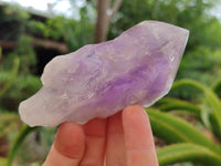 Polished Jacaranda Amethyst Quartz Crystals x 6 from Mumbwa, Zambia - Toprock Gemstones and Minerals