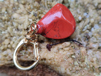 Polished Red Jasper Golf Driver Keyring - Sold Per Item - From South Africa - Toprock Gemstones and Minerals