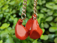 Polished Red Jasper Golf Driver Keyring - Sold Per Item - From South Africa - Toprock Gemstones and Minerals