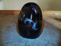 Polished Schorl Black Tourmaline Standing Free Forms x 3 From Madagascar - Toprock Gemstones and Minerals