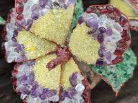 Hand Made Mixed Gemstone Bouquet of Lillies - sold per piece - From South Africa - Toprock Gemstones and Minerals