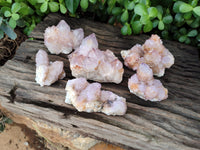 Natural Amethyst Spirit Quartz Clusters x 6 From Boekenhouthoek, South Africa - Toprock Gemstones and Minerals