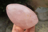 Polished Rose Quartz Standing Free Forms x 6 From Madagascar - Toprock Gemstones and Minerals