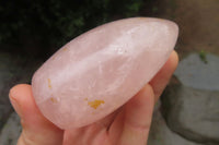 Polished Rose Quartz Standing Free Forms x 6 From Madagascar - Toprock Gemstones and Minerals