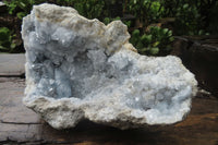 Natural Celestite Geode Specimen x 1 From Sakoany, Madagascar - Toprock Gemstones and Minerals
