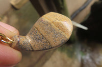 Polished Picture Stone Driver Golf Club Keyring - Sold Per Item - From Namibia - Toprock Gemstones and Minerals