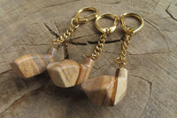 Polished Picture Stone Driver Golf Club Keyring - Sold Per Item - From Namibia - Toprock Gemstones and Minerals