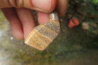 Polished Picture Stone Driver Golf Club Keyring - Sold Per Item - From Namibia - Toprock Gemstones and Minerals