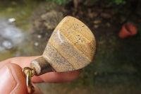 Polished Picture Stone Driver Golf Club Keyring - Sold Per Item - From Namibia - Toprock Gemstones and Minerals