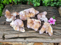 Natural Ametrine Spirit Quartz Clusters x 6 From Boekenhouthoek, South Africa - Toprock Gemstones and Minerals