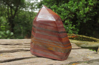 Polished Tiger Iron Jasper Points x 4 From South Africa - Toprock Gemstones and Minerals