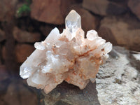 Natural Quartz Clusters x 7 From Zambia - Toprock Gemstones and Minerals