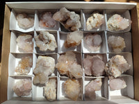 Natural Amethyst Spirit Quartz Clusters x 20 From Boekenhouthoek, South Africa - Toprock Gemstones and Minerals