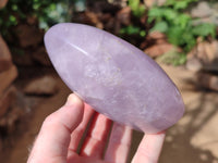 Polished Rose Quartz Standing Free Forms x 2 From Madagascar - Toprock Gemstones and Minerals
