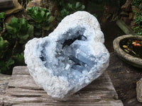 Natural Celestite Geode Specimen x 1 From Sakoany, Madagascar - Toprock Gemstones and Minerals