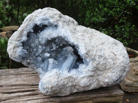 Natural Celestite Geode Specimen x 1 From Sakoany, Madagascar - Toprock Gemstones and Minerals