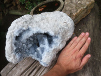 Natural Celestite Geode Specimen x 1 From Sakoany, Madagascar - Toprock Gemstones and Minerals