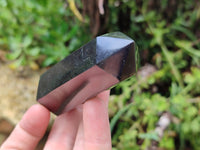 Polished Black Basalt Points x 12 From Antsirabe, Madagascar - Toprock Gemstones and Minerals