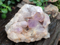 Natural Jacaranda Amethyst Quartz Clusters x 2 from Mumbwa, Zambia - Toprock Gemstones and Minerals