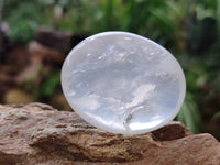 Polished Girasol Pearl Quartz Palm Stones x 12 From Madagascar - Toprock Gemstones and Minerals