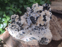 Natural Schorl Black Tourmaline Specimens x 2 From Erongo, Namibia - Toprock Gemstones and Minerals