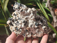 Natural Schorl Black Tourmaline Specimens x 2 From Erongo, Namibia - Toprock Gemstones and Minerals