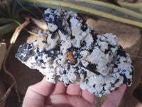 Natural Schorl Black Tourmaline Specimens x 2 From Erongo, Namibia - Toprock Gemstones and Minerals