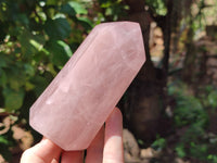 Polished Rose Quartz Points x 6 From Ambatondrazaka, Madagascar - Toprock Gemstones and Minerals