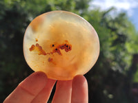 Polished Flower Agate Galet-Palm Stones x 12 From Antsahalova, Madagascar - Toprock Gemstones and Minerals