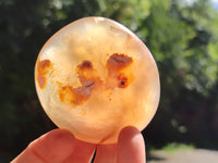 Polished Flower Agate Galet-Palm Stones x 12 From Antsahalova, Madagascar - Toprock Gemstones and Minerals