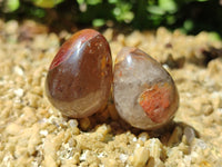 Polished Smokey Quartz Gemstone Eggs x 35 From Madagascar - Toprock Gemstones and Minerals