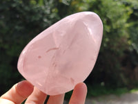 Polished Rose Quartz Standing Free Forms x 4 From Ambatondrazaka, Madagascar - Toprock Gemstones and Minerals