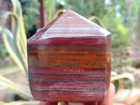 Polished Tiger Iron Jasper Points x 4 From South Africa - Toprock Gemstones and Minerals